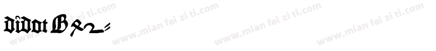 didot B42字体转换